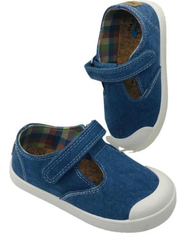 BASKETS TOILE BAREFOOT PABLOSKY 979910 JEANS BLEUES JEANS