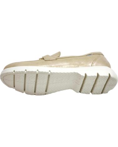 Halbschuhe FLUCHOS  für Damen ZAPATO CASUAL DE PIEL CON SUELA DE GOMA  PLATINO