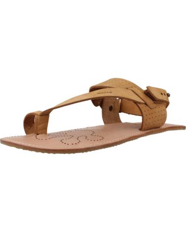 Sandales WAALS  pour Femme RESPETUOSO MUJER MODELO MASAI 2 COLOR MARRON  CAMEL