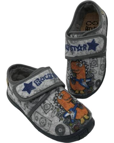 boy House slipers ZAPY ZAPATILLA CASA NINO AH78028  GRIS