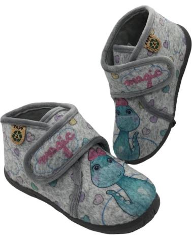 girl House slipers ZAPY ZAPATILLA CASA NINA AC77860  GRIS
