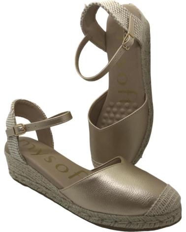 Sandali MYSOFT  per Donna CUNA ESPARTENA MUJER 25M102  PLATINO