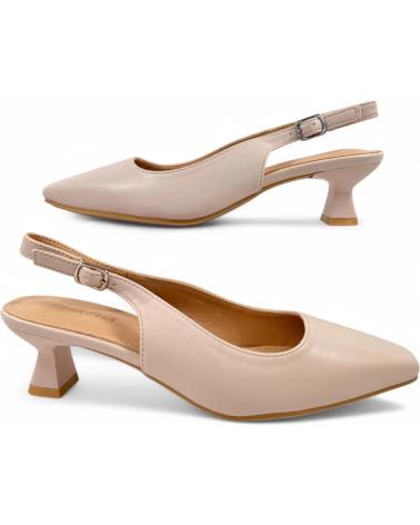 Sandales TIMBOS  pour Femme TACON DESTALONADO MUJER NUDE 131241  VARIOS COLORES