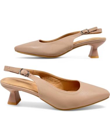 Sandales TIMBOS  pour Femme TACON DESTALONADO MUJER KAKI 131240  MARRóN