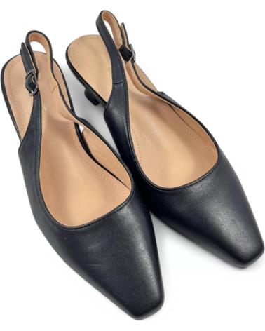 Sandalias TIMBOS  de Mujer TACON DESTALONADO MUJER 131238  NEGRO