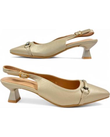 Sandalen TIMBOS  für Damen TACON DESTALONADO MUJER DORADO 131237  AMARILLO