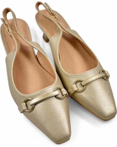 Sandalen TIMBOS  für Damen TACON DESTALONADO MUJER DORADO 131237  AMARILLO