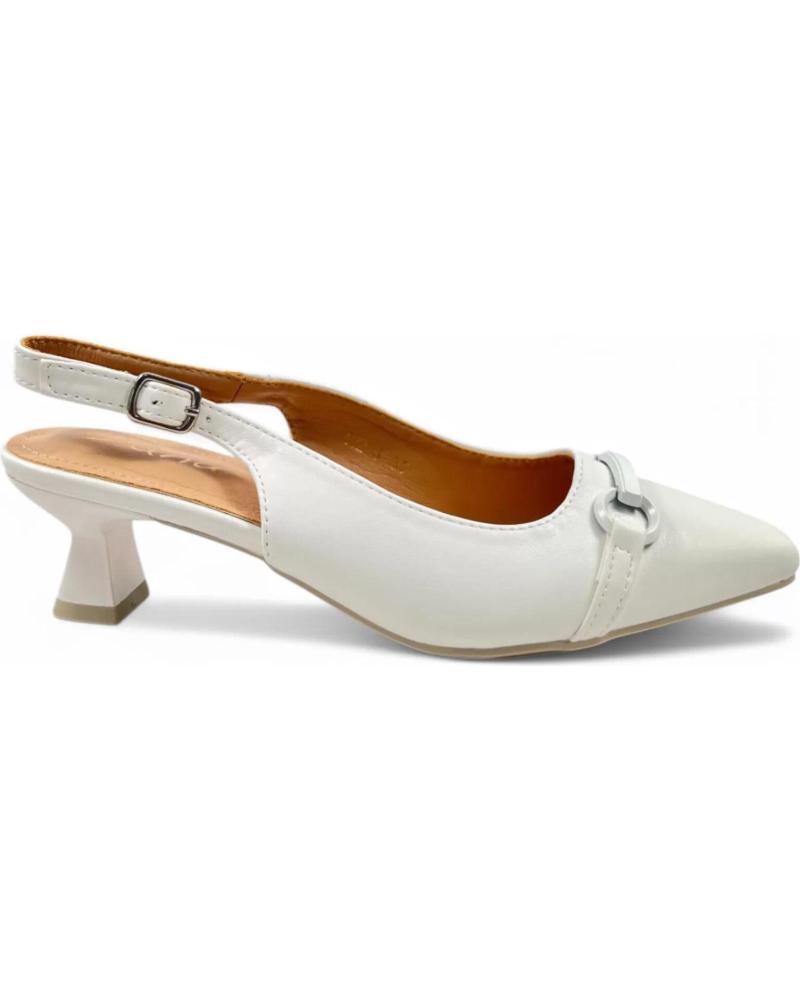 Sandali TIMBOS  per Donna TACON DESTALONADO NOVIA 131235  BLANCO