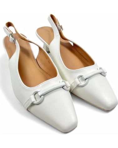 Sandali TIMBOS  per Donna TACON DESTALONADO NOVIA 131235  BLANCO