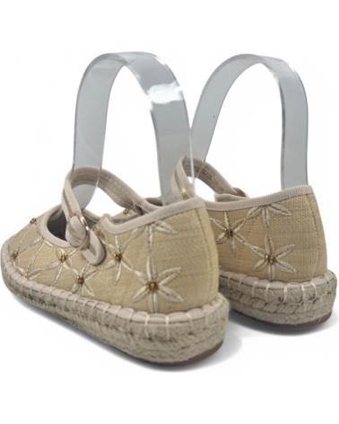 Zapatos TIMBOS  de Mujer MERCEDES ESPARTO DE MUJER ORO 131155  AMARILLO