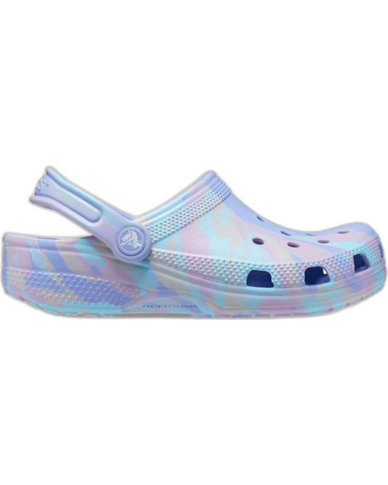 Zuecos CROCS  de Hombre y Niña y Niño ZUECOS CLASSIC MARBLED CLOG PARA UNISEX EN COLOR  MORADO