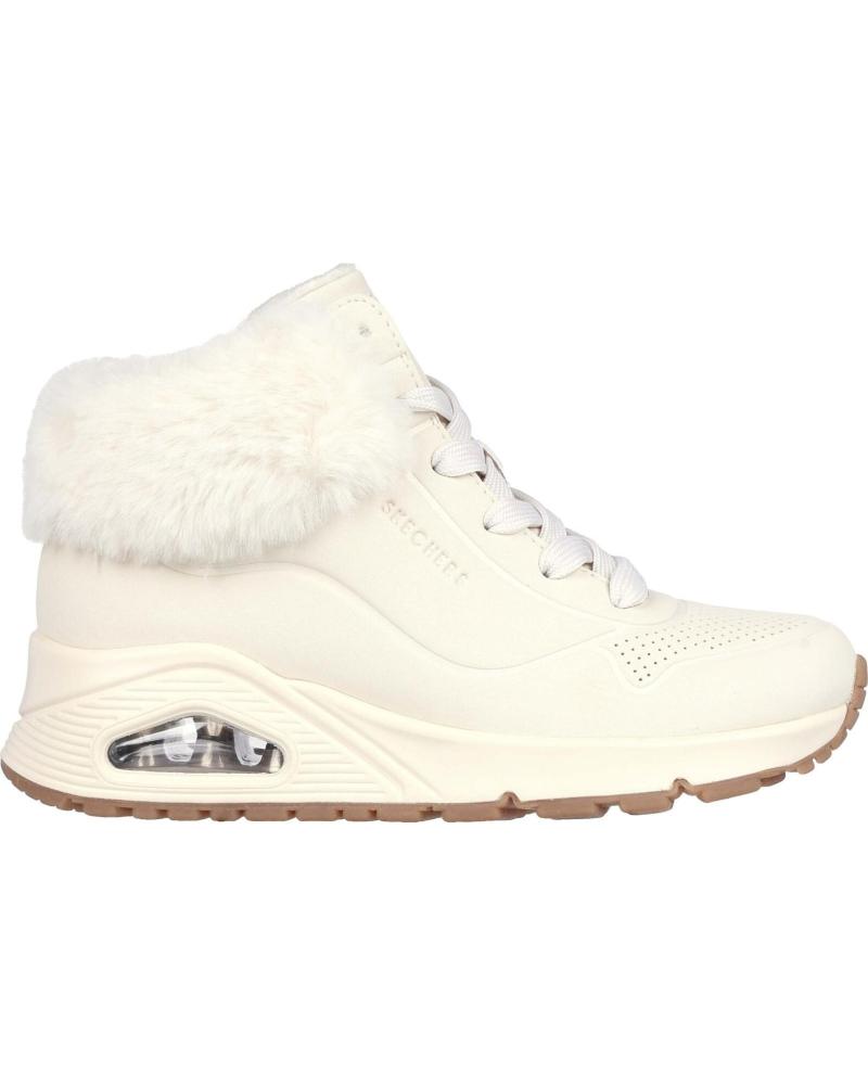 Bottines SKECHERS  pour Fille UNO FALL AIR  BLANCO