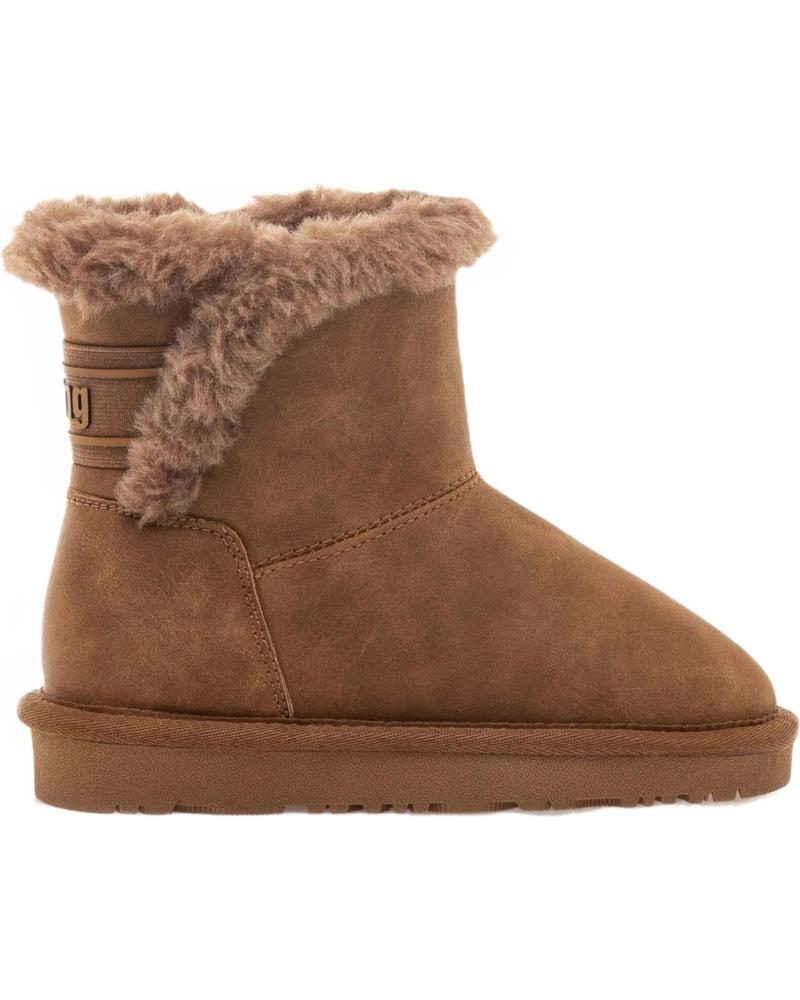 Stiefel für Mädchen und Junge MTNG BOTINES MUSTANG SKY PARA NINOS UNISEX EN COLOR MARRON