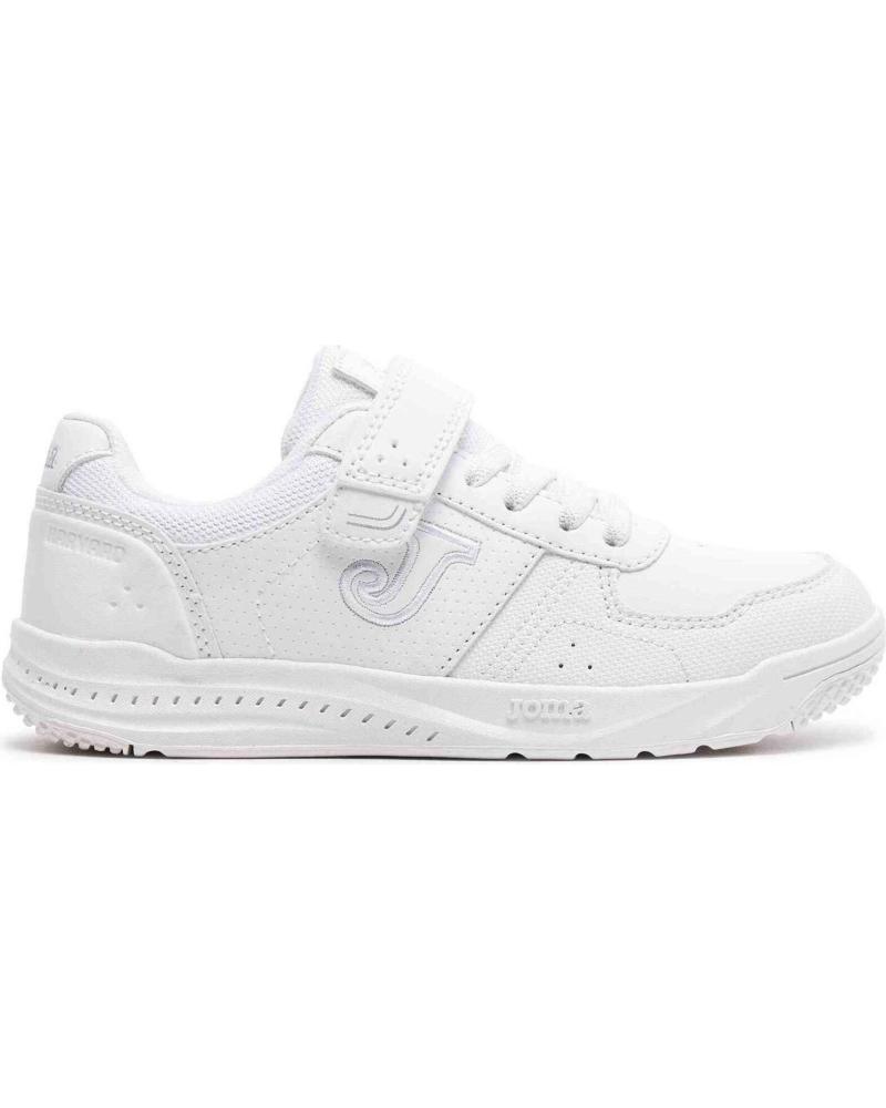 Sportivo per Donna e Bambina e Bambino JOMA DEPORTIVA HARVARD JR 2202 CON VELCRO UNISEX BLANCO