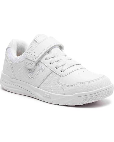 Sportivo per Donna e Bambina e Bambino JOMA DEPORTIVA HARVARD JR 2202 CON VELCRO UNISEX BLANCO