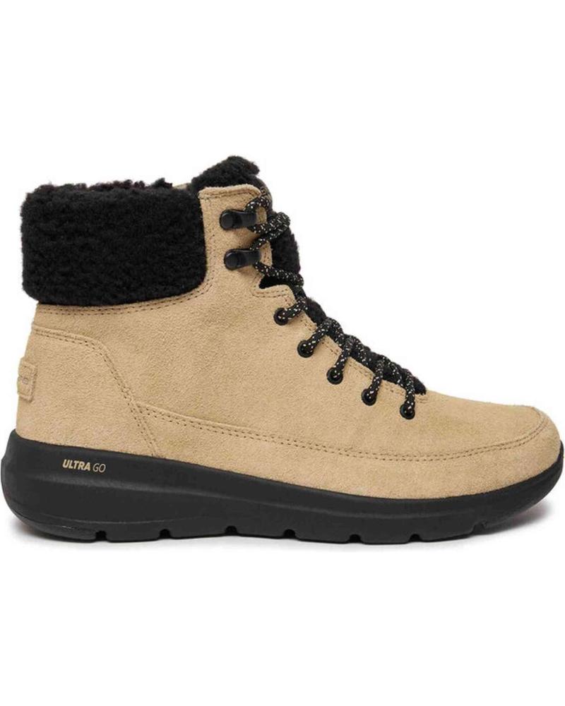 Woman boots SKECHERS BOTAS ON THE GO GLACIAL ULTRA 16677 BEIGE
