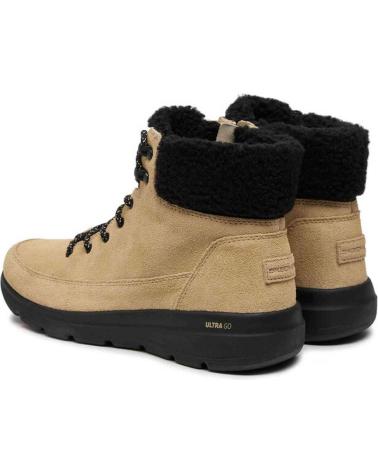 Woman boots SKECHERS BOTAS ON THE GO GLACIAL ULTRA 16677 BEIGE