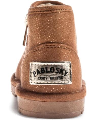 girl Mid boots PABLOSKY BOTA FORRO PELO  MARRóN