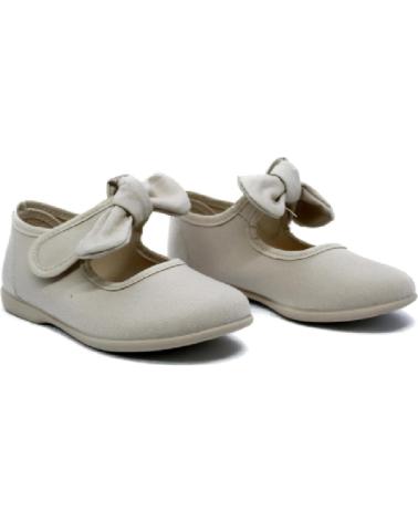 Sapatos BATILAS  de Menina MANOLETINAS PARA NINAS EN COLOR  BEIGE
