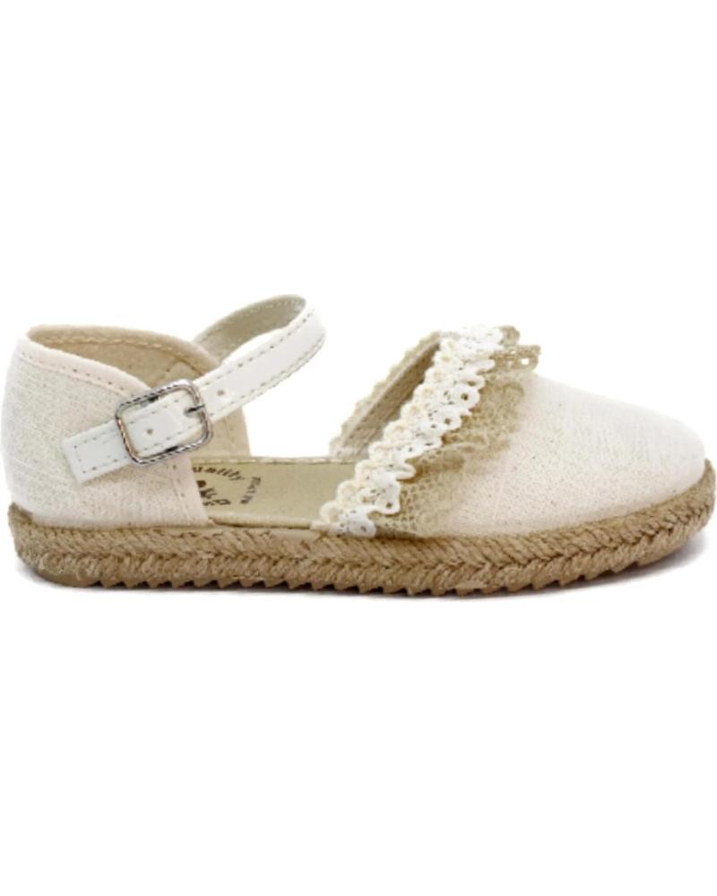 girl Flat shoes VUL-LADI MANOLETINAS PARA NINAS EN COLOR  BEIGE