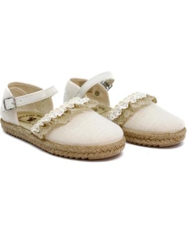 girl Flat shoes VUL-LADI MANOLETINAS PARA NINAS EN COLOR  BEIGE