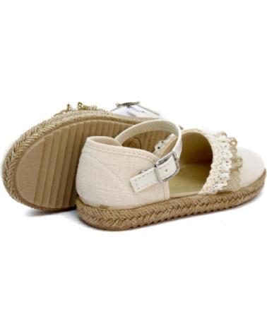 girl Flat shoes VUL-LADI MANOLETINAS PARA NINAS EN COLOR  BEIGE