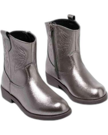 Botas de Menina CONGUITOS BOTINES ESTILO COWBOY PEWTER
