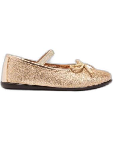 girl shoes CONGUITOS MANOLETINAS 265027 PARA NINAS EN COLOR  DORADO