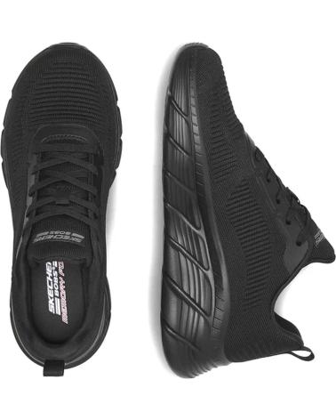 SKECHERS ZAPATILLA DEPORTIVA BOBS SPORT 117385 COLOR NEGRO