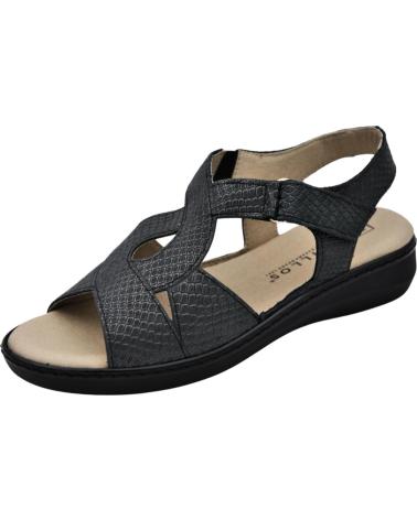 Sandali PITILLOS  per Donna - SANDALIAS PARA MUJER PLANTILLA EXTRAIBLE COMOD  NEGRO