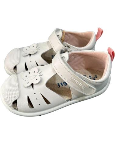 SANDALI BAMBINA TITANITOS DEKA BIANCHI CON PUNTA RINFORZATA BLANCO