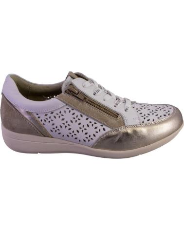 Zapatillas deporte TREINTAS  de Mujer 4312 ZAPATILLAS CASUAL DE MUJER PIEL  BLANCO