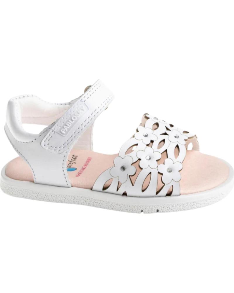 Sandales PABLOSKY  pour Fille SANDALIA RESPETUOSA PARA NINA 054300 COLOR  BLANCO