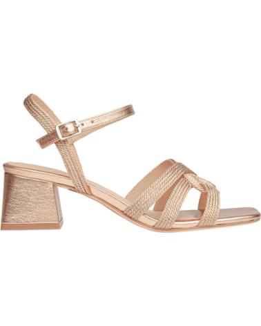 Sandalen REGARDE LE CIEL  für Damen SANDALIA TACON MEDIO CON HEBILLA  NUDE
