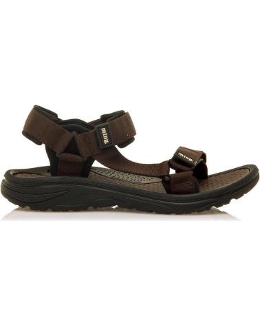 Man Sandals MTNG 84660  C58343 - NYLON STRIPE MARRON