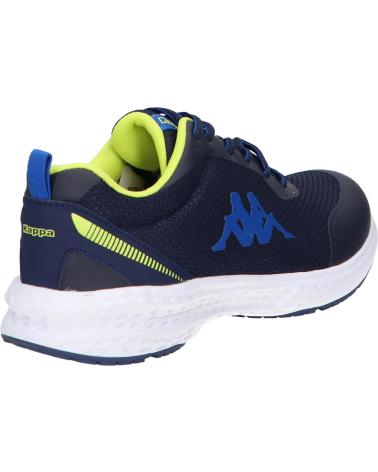 Zapatillas deporte de Mujer y Niña y Niño KAPPA 381F58W LOGO GLINCH 2 KID BLUE MARINE-GREEN LIME