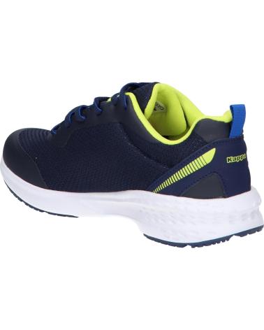 Zapatillas deporte de Mujer y Niña y Niño KAPPA 381F58W LOGO GLINCH 2 KID BLUE MARINE-GREEN LIME