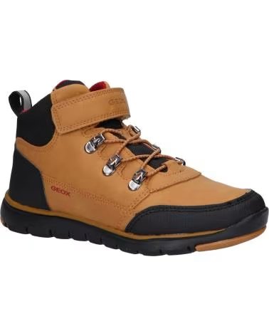 GEOX J263NA 0MEFU J XUNDAY C2G7V DK YELLOW-RED
