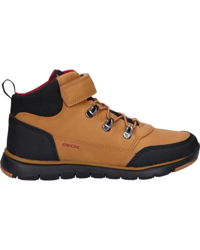 GEOX J263NA 0MEFU J XUNDAY C2G7V DK YELLOW-RED