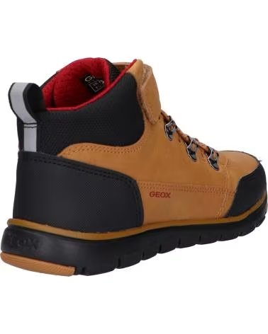 GEOX J263NA 0MEFU J XUNDAY C2G7V DK YELLOW-RED