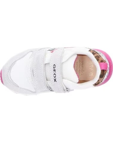GEOX J26GZC 022BC J FASTICS C0563 WHITE-FUCHSIA