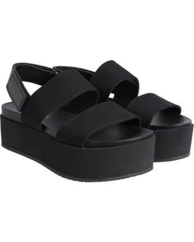 Woman Sandals CALVIN KLEIN FLATFORM SANDAL SLING IN  NEGRO