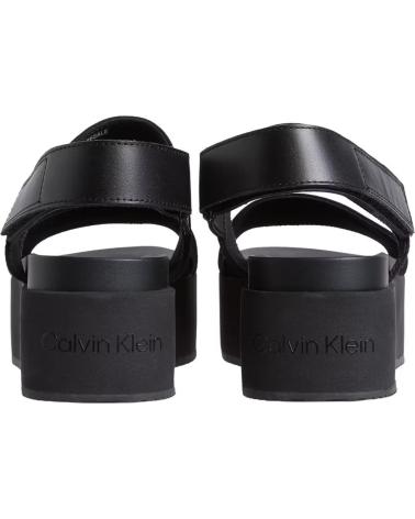 Woman Sandals CALVIN KLEIN FLATFORM SANDAL SLING IN  NEGRO