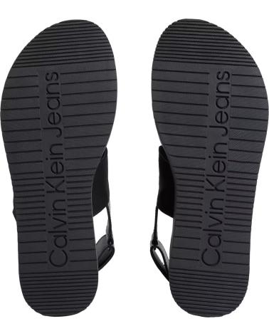 Woman Sandals CALVIN KLEIN FLATFORM SANDAL SLING IN  NEGRO