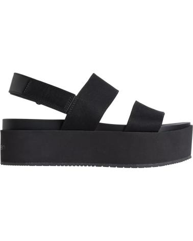 Woman Sandals CALVIN KLEIN FLATFORM SANDAL SLING IN  NEGRO