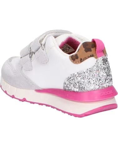 GEOX J26GZC 022BC J FASTICS C0563 WHITE-FUCHSIA