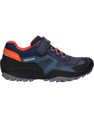 Sapatos Desportivos GEOX  de Menino J261WC 050BU J NEW SAVAGE  C0820 NAVY-ORANGE