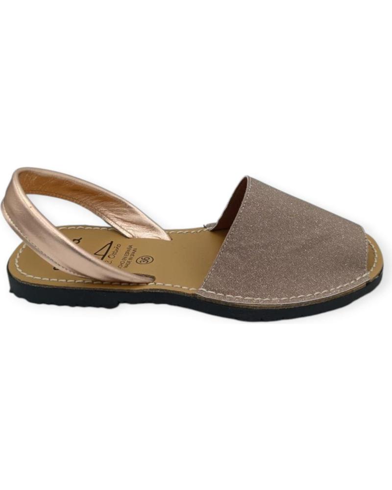 Sandalias AVARCA  de Mujer MENORQUINA GLITER SALMON 280  VARIOS COLORES