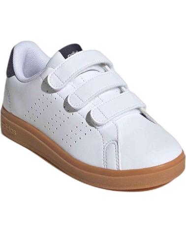 Deportivas ADIDAS  de Niña y Niño ZAPATILLAS ADVANTAGE BASE 2 0 PARA NINOS UNISEX EN COLOR BLA  BLANCO