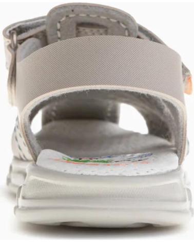 Sandales PABLOSKY  pour Garçon SANDALIA DE PIEL CON VELCRO Y PUNTERA REFORZADA PA  GRIS